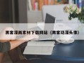 汕头黑客漫画素材下载网站（黑客动漫头像）